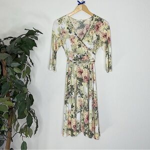 Pink Blush Floral Maternity Dress